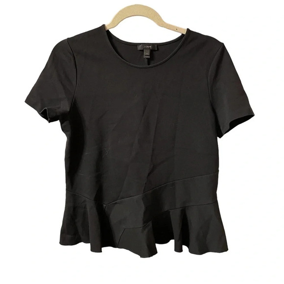 J.CREW Y2K STRUCTURED PEPLUM TOP - Picture 2 of 6